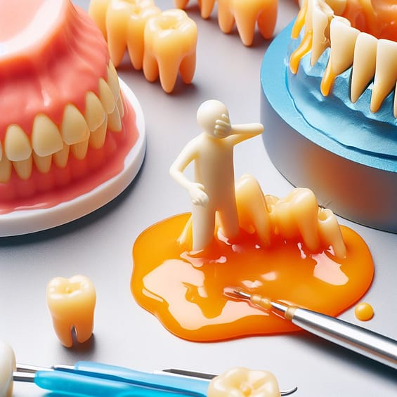 Melted wax overflowing from a container.