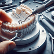 Dental tools and materials used to customize maxillary and mandibular rims.
