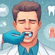 An image showcasing the role of orthodontic treatment in occlusal plane correction, featuring braces and alignment